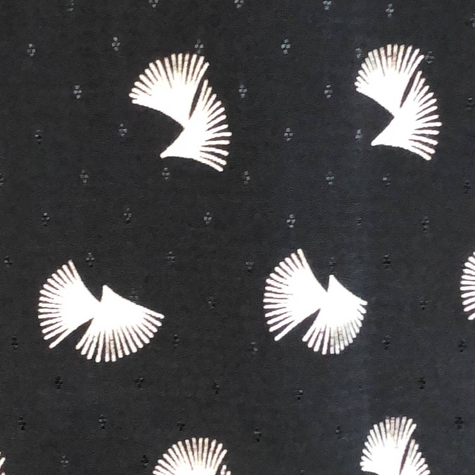 Vintage 70s 80s Graphic Fan Shift Dress by Damon Boutique - Image 4