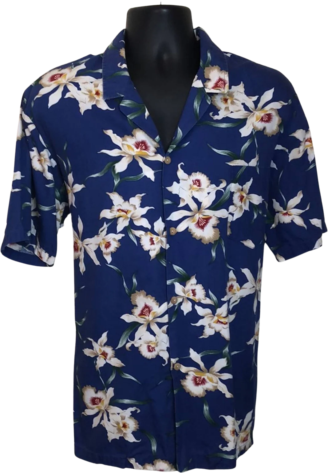 Vintage 70s 80s Mens Hawaiian Shirt Xl Tropical Floral Casual Button Down
