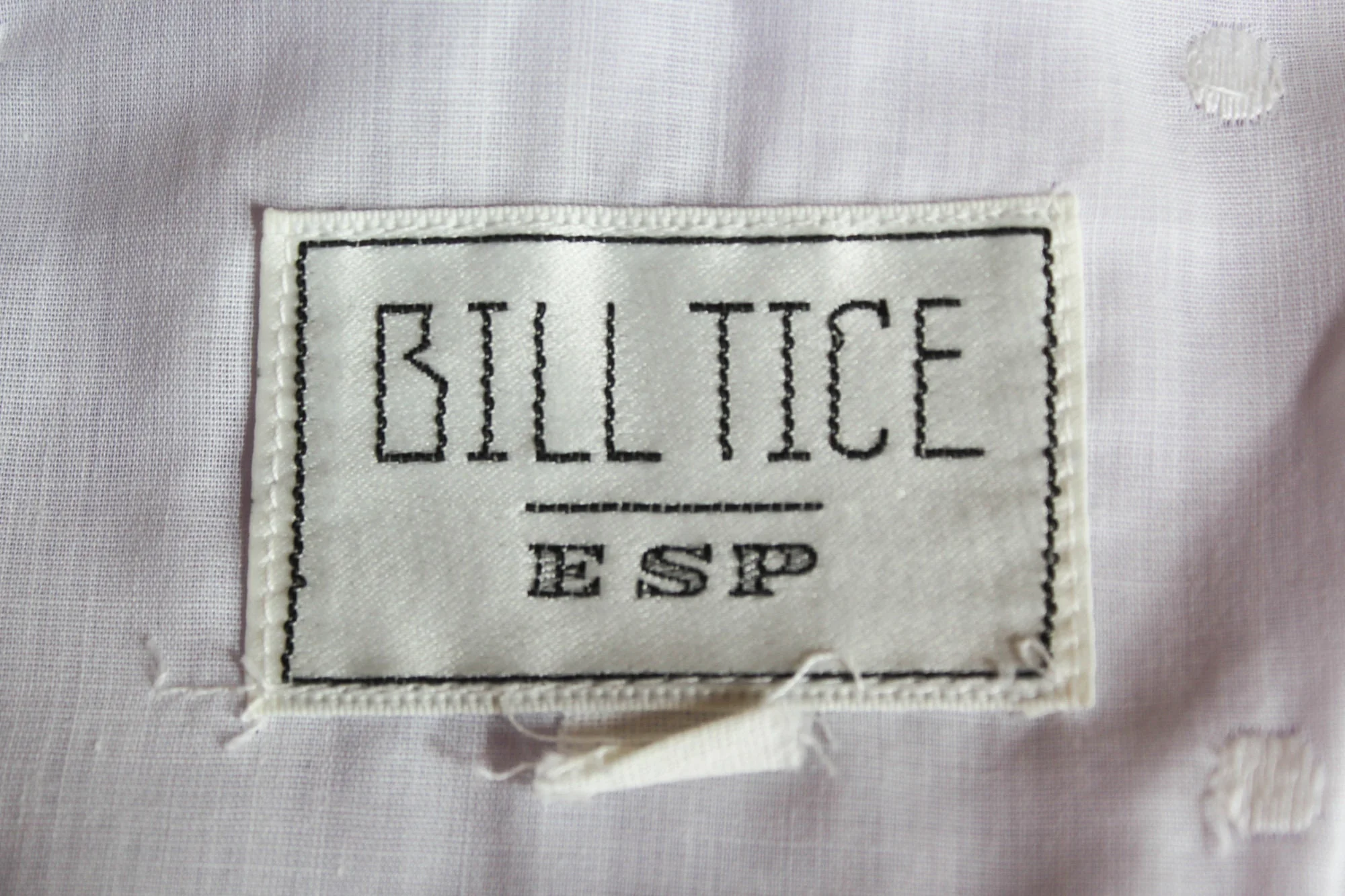 Vintage 70s Bill Tice for Esp White Cotton Eyelet with Lavender Maxi Wrap Lounge Dress by Bill Tice Esp - Image 8