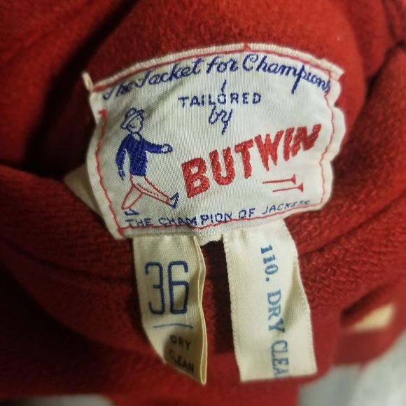 Vintage 70s Butwin The Champion of Jackets Letterman Wool Varsity Cardinals by Butwin - Image 11