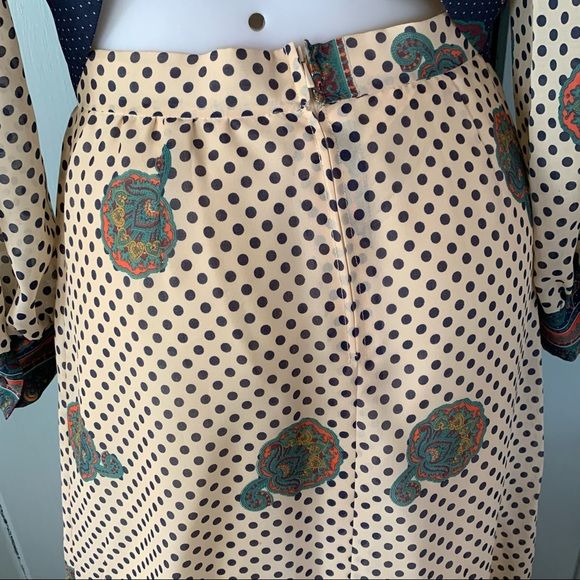 Vintage 70s Designer Maxi Skirt Set Paisley Two Piece Dress by Finnish - Image 4