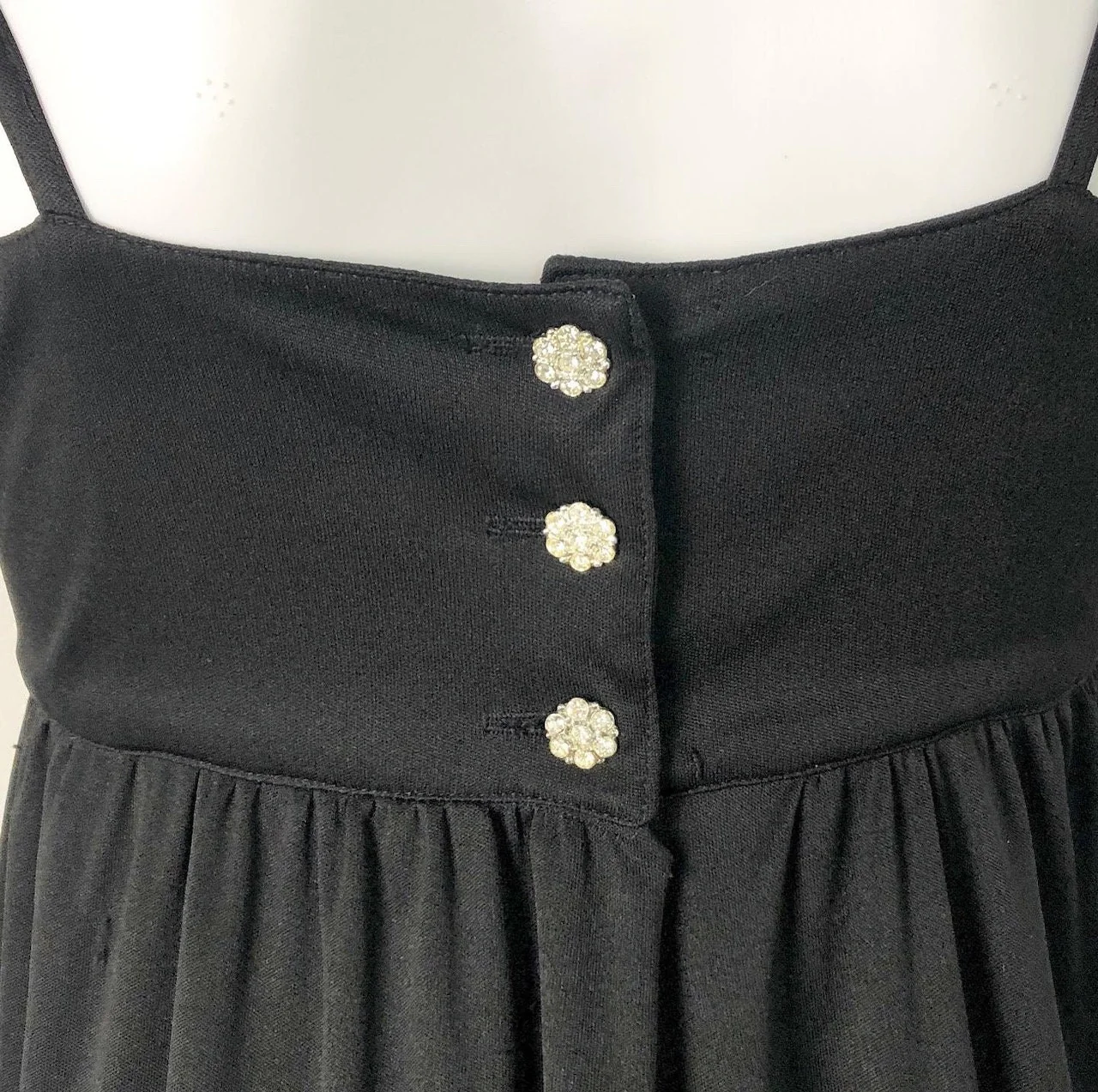 Vintage 70s Empire Waist Maxi Dress by Leslie J. - Image 7