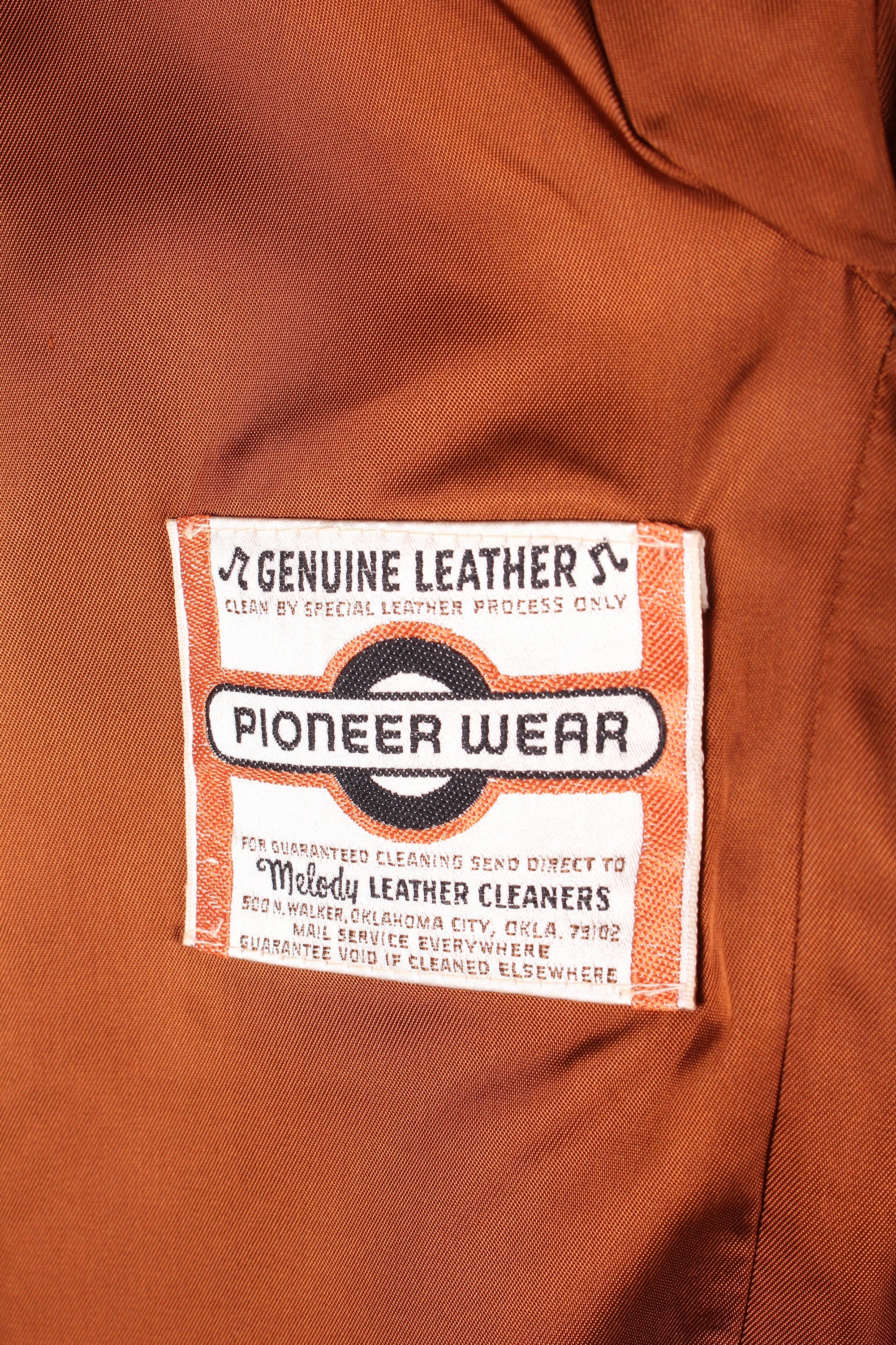 Vintage 70s Era Brown Suede Men's Western Cowboy Easy Rider Coat Costume Pioneer Wear Brand by Pioneer Wear - Image 3