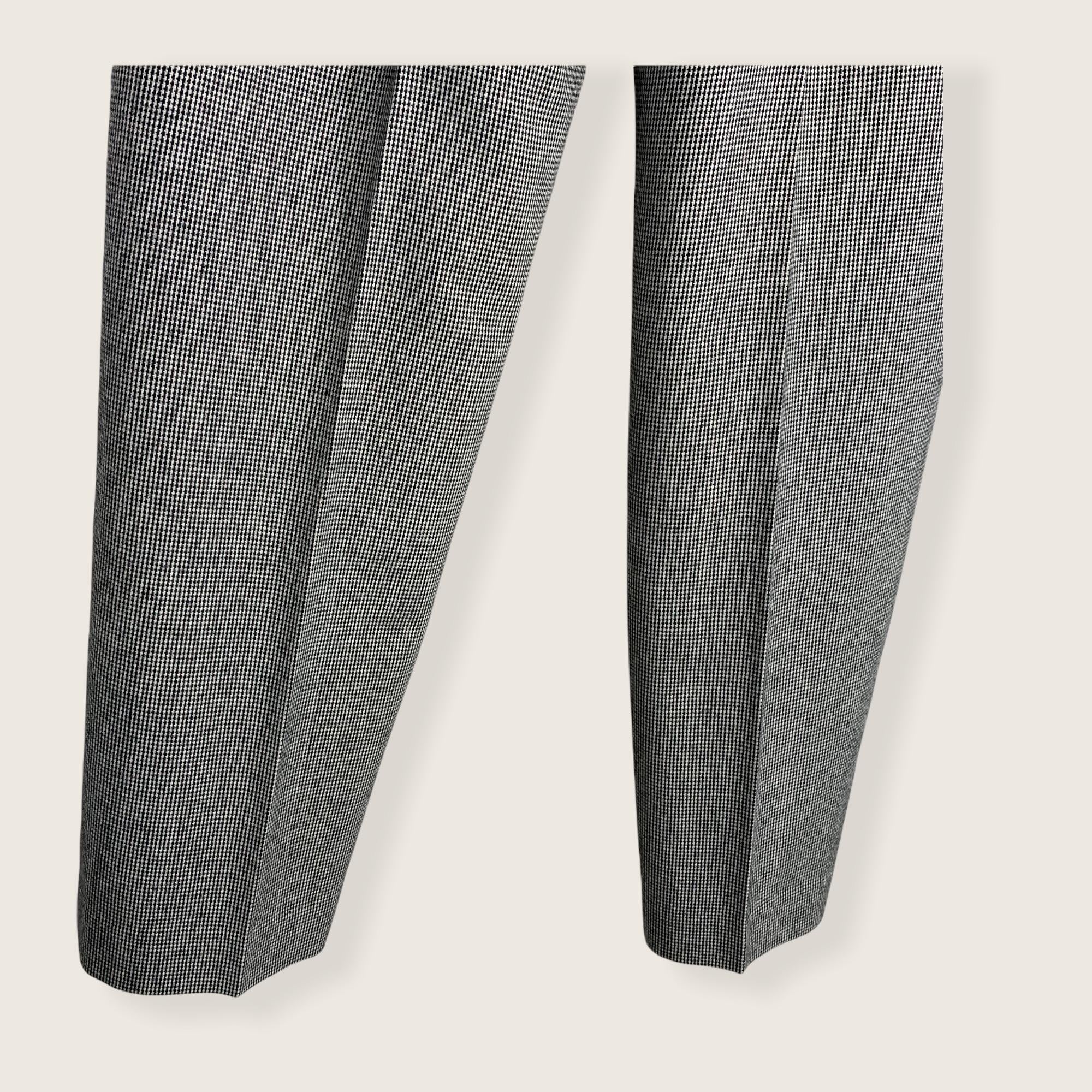 Vintage 70s Evan Picone Academia Micro Houndstooth Trouser Pants by Evan Picone - Image 3
