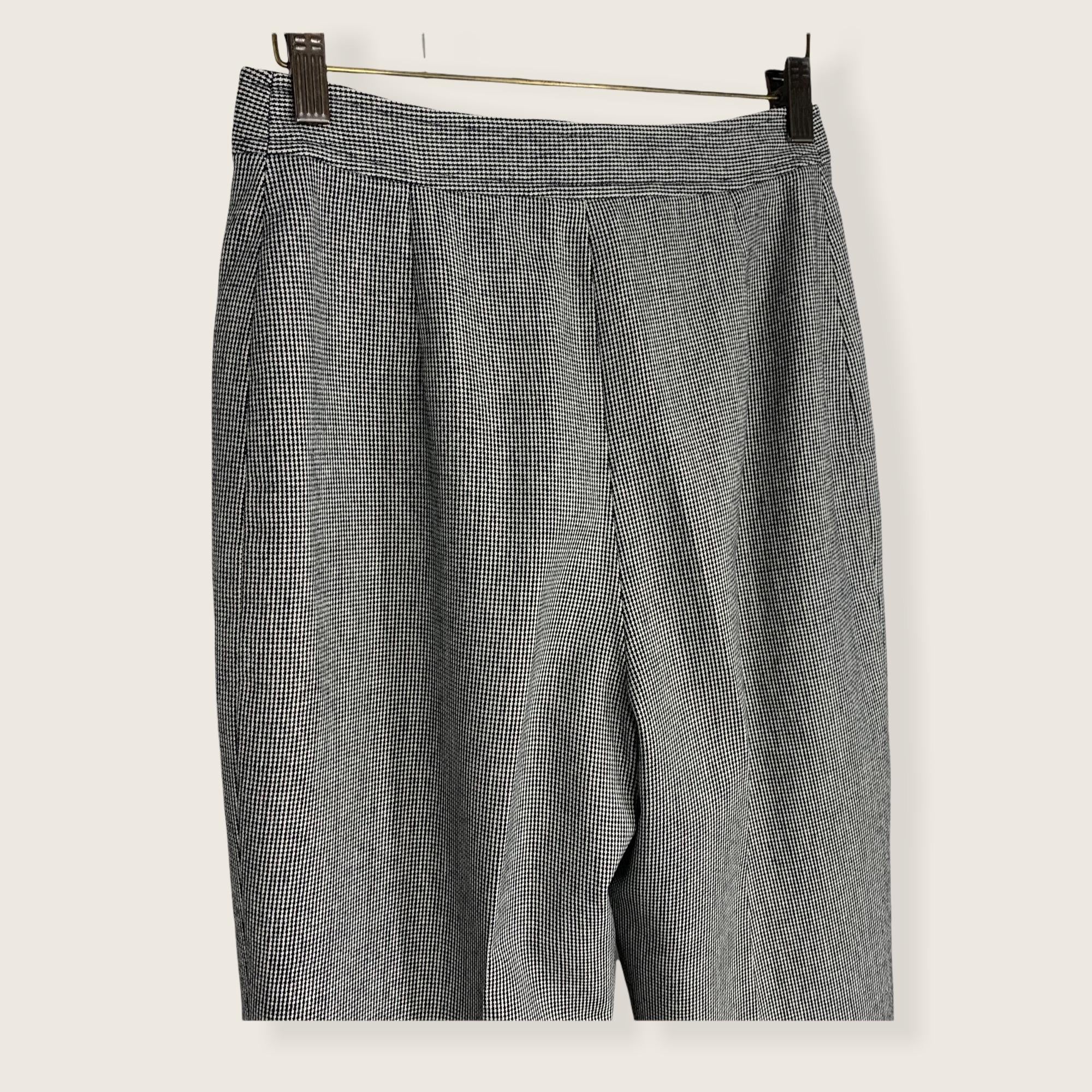 Vintage 70s Evan Picone Academia Micro Houndstooth Trouser Pants by Evan Picone - Image 5