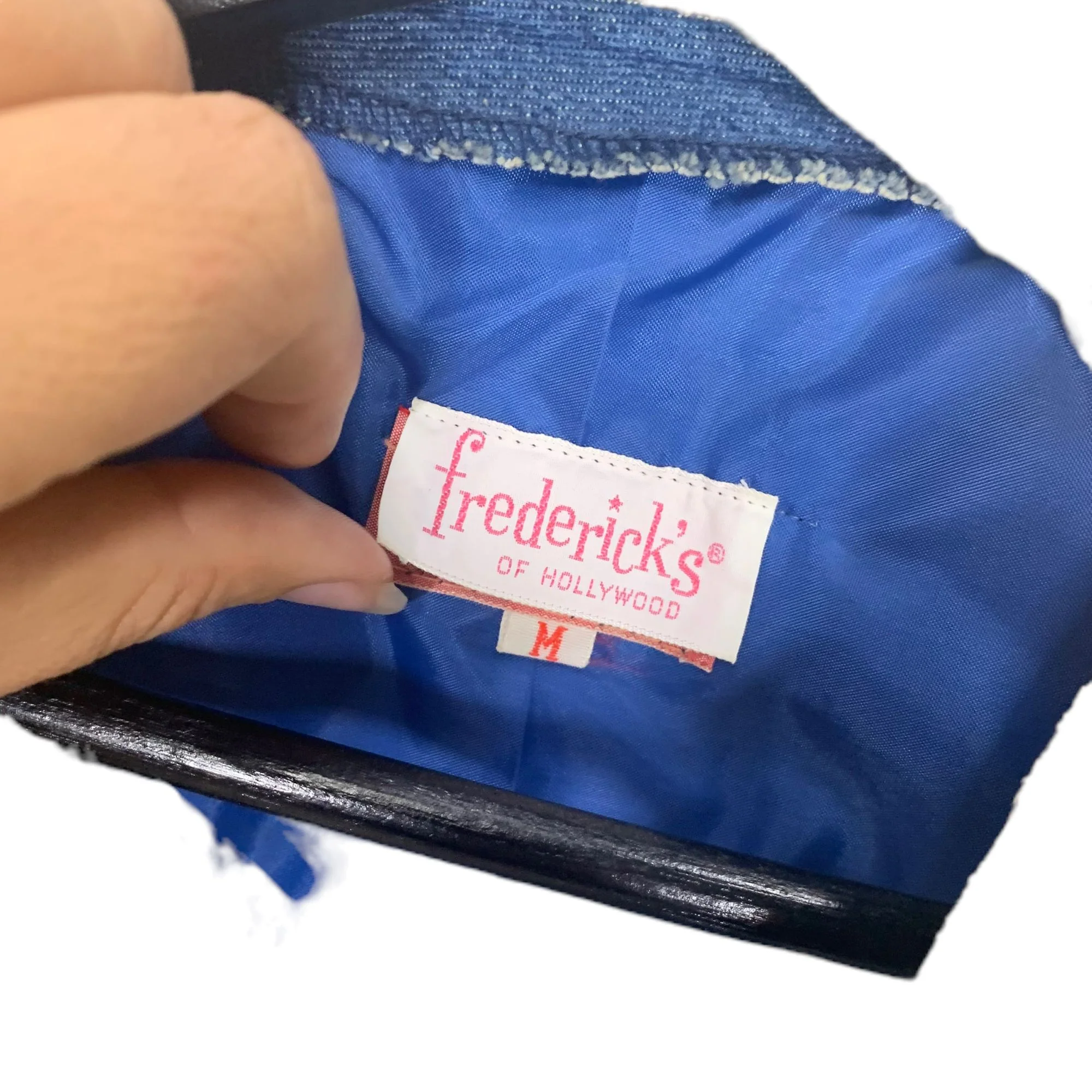 Vintage 70s Fredericks of Hollywood Suede Patchwork Denim Vest Set by Fredericks Of Hollywood - Image 21