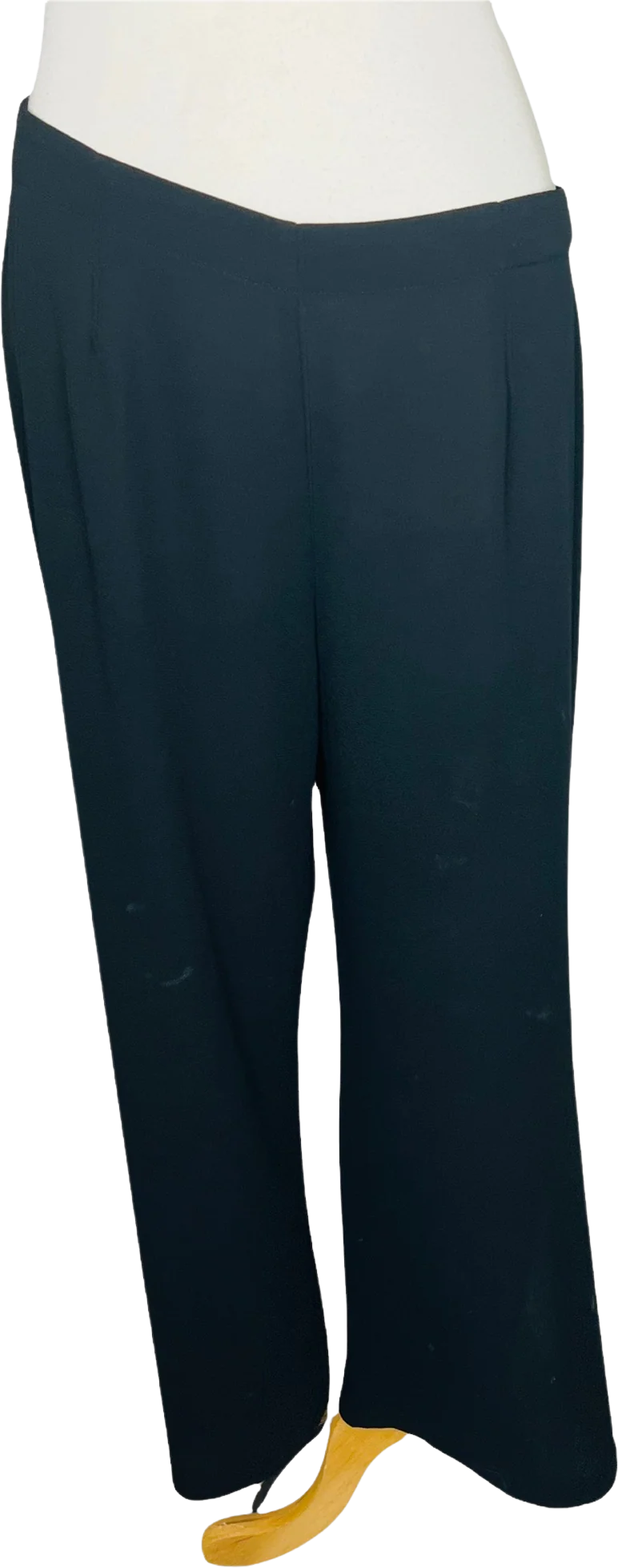 Vintage 70s Fringe Wide Leg Pants Black Rare by Cartise
