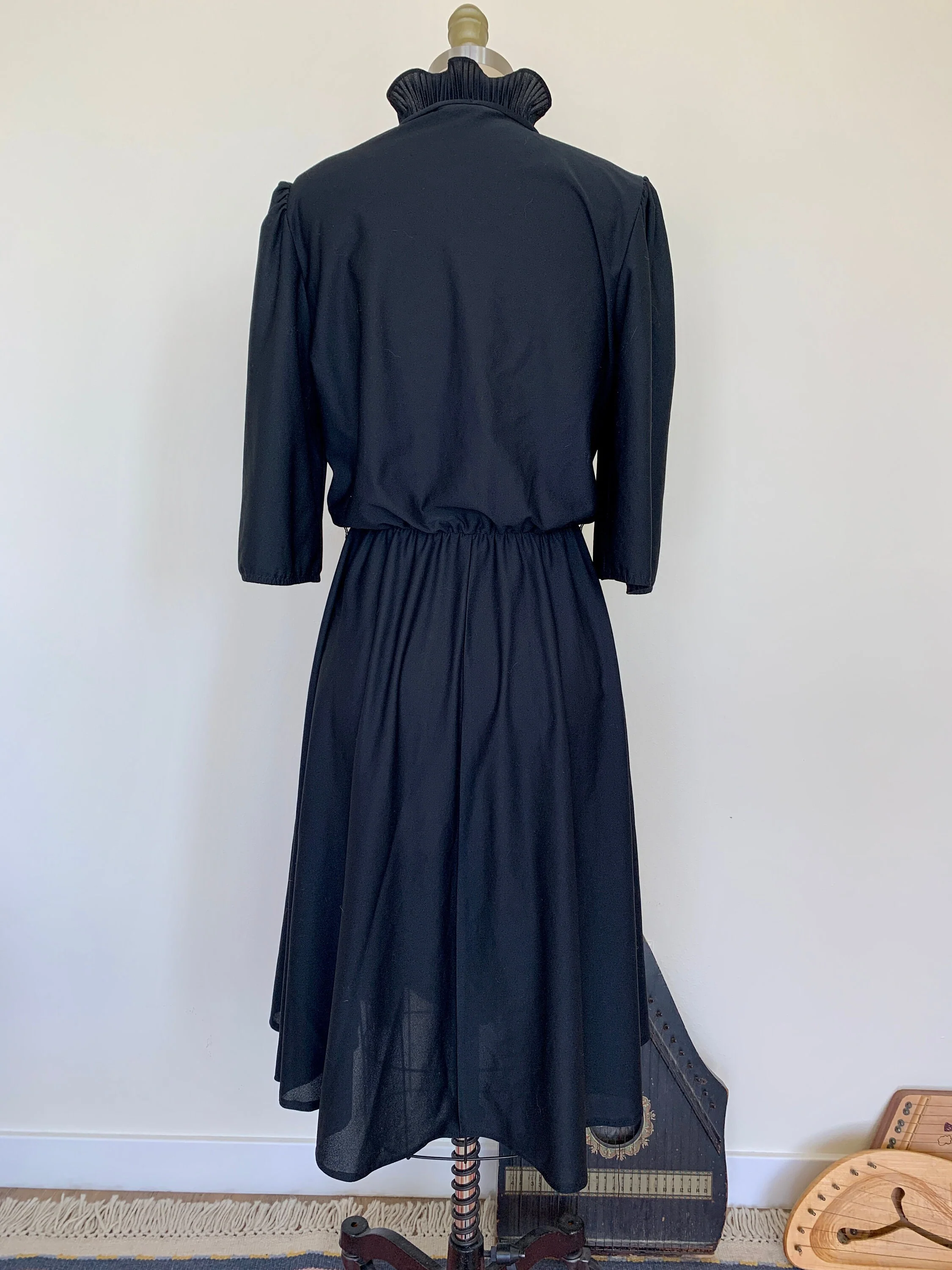 Vintage 70s Glam Midi Dress Sz M / L by Promises Promises - Image 5