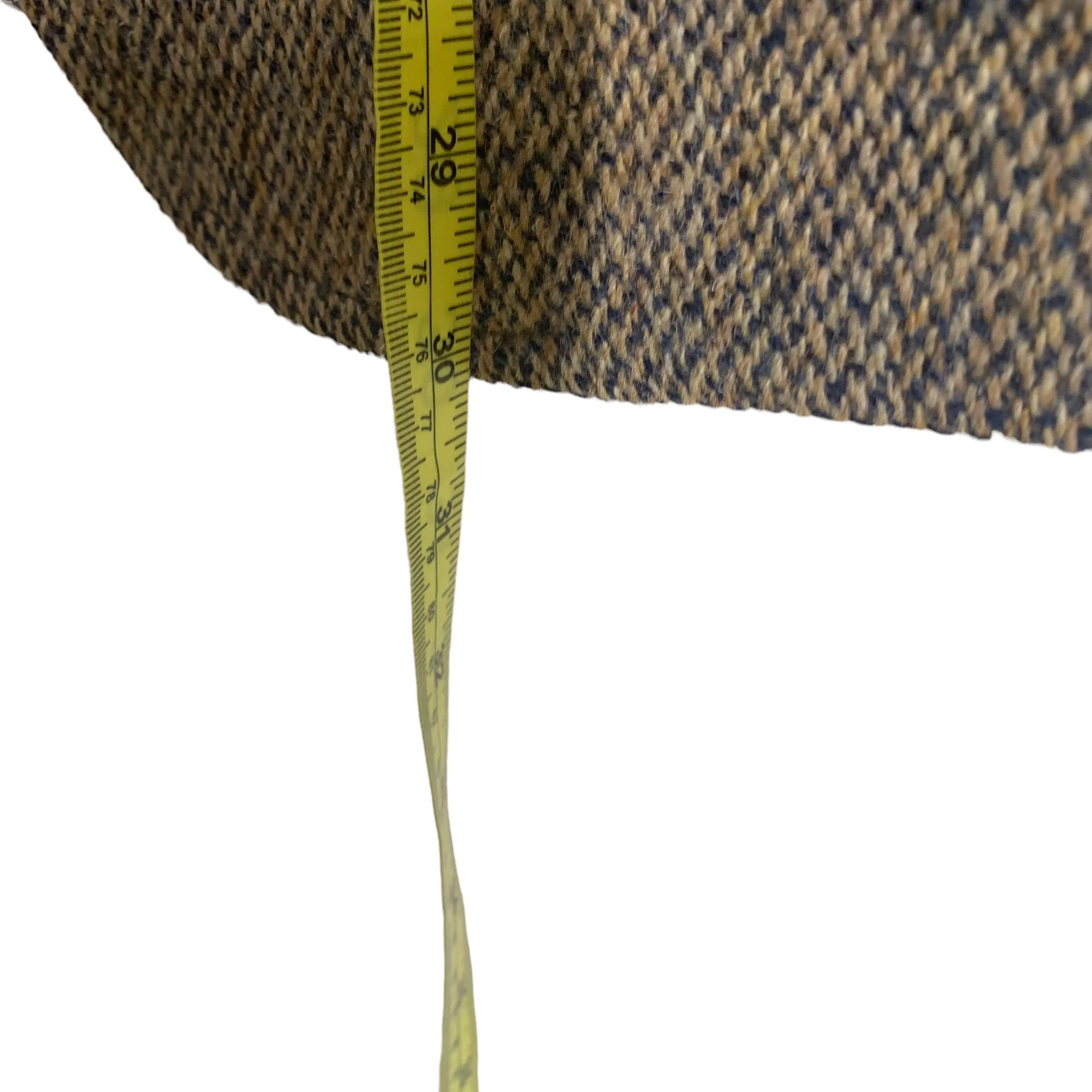 Vintage 70s Gray Brown Virgin Scottish Wool Harris Tweed Sport Coat 42r by Saks Fifth Ave - Image 8