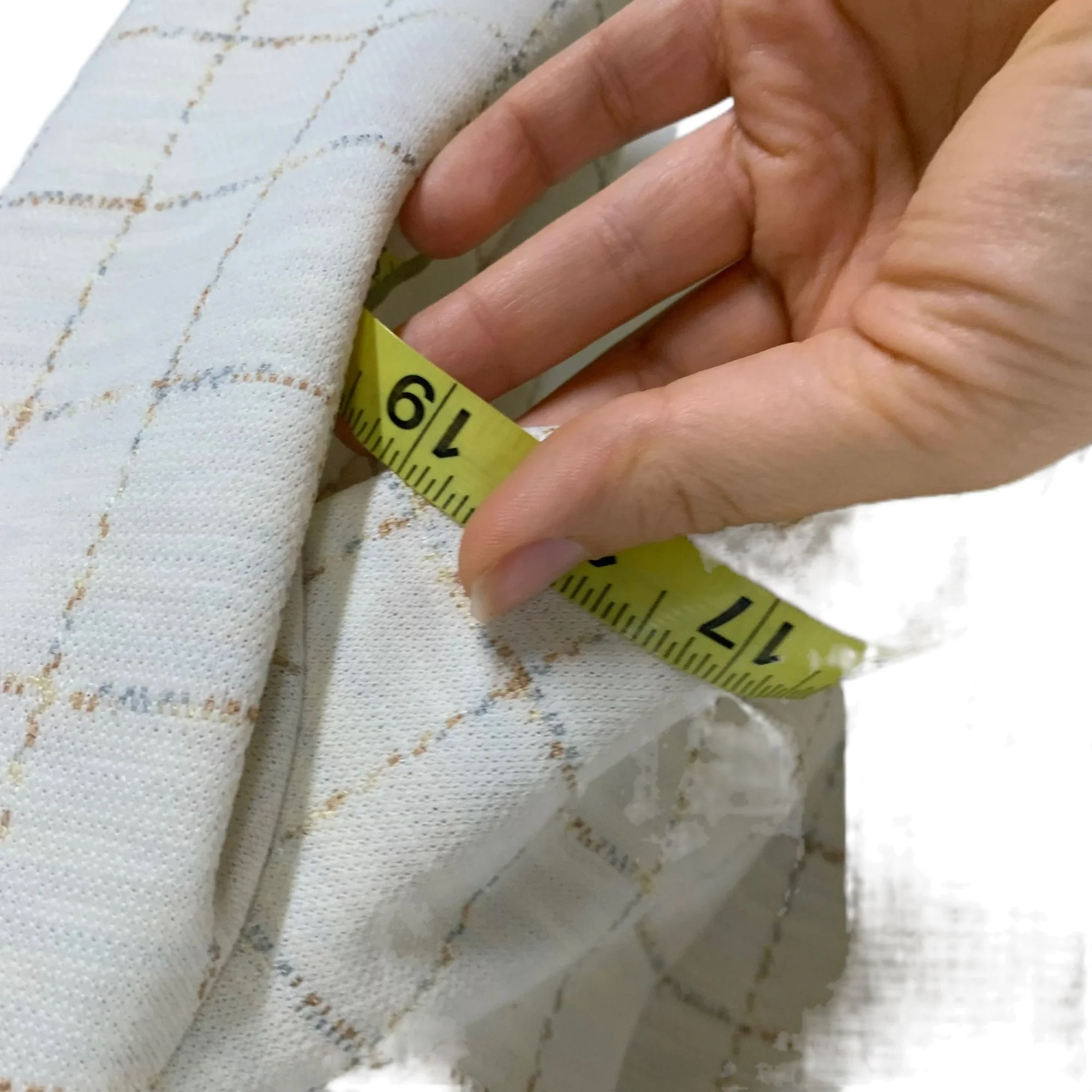 Vintage 70s H Bar C Off White Window Pane Check Blazer Pant Set Medium by H Bar C - Image 9