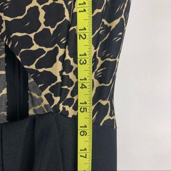 Vintage 70s Handmade Sleeveless Animal Print Jumpsuit Medium - Image 13