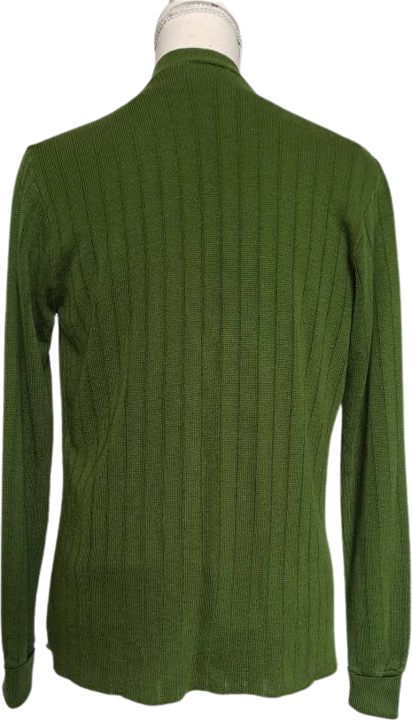 70s Olive Green Cardigan Sweater Set By Hickory Knits - Image 2