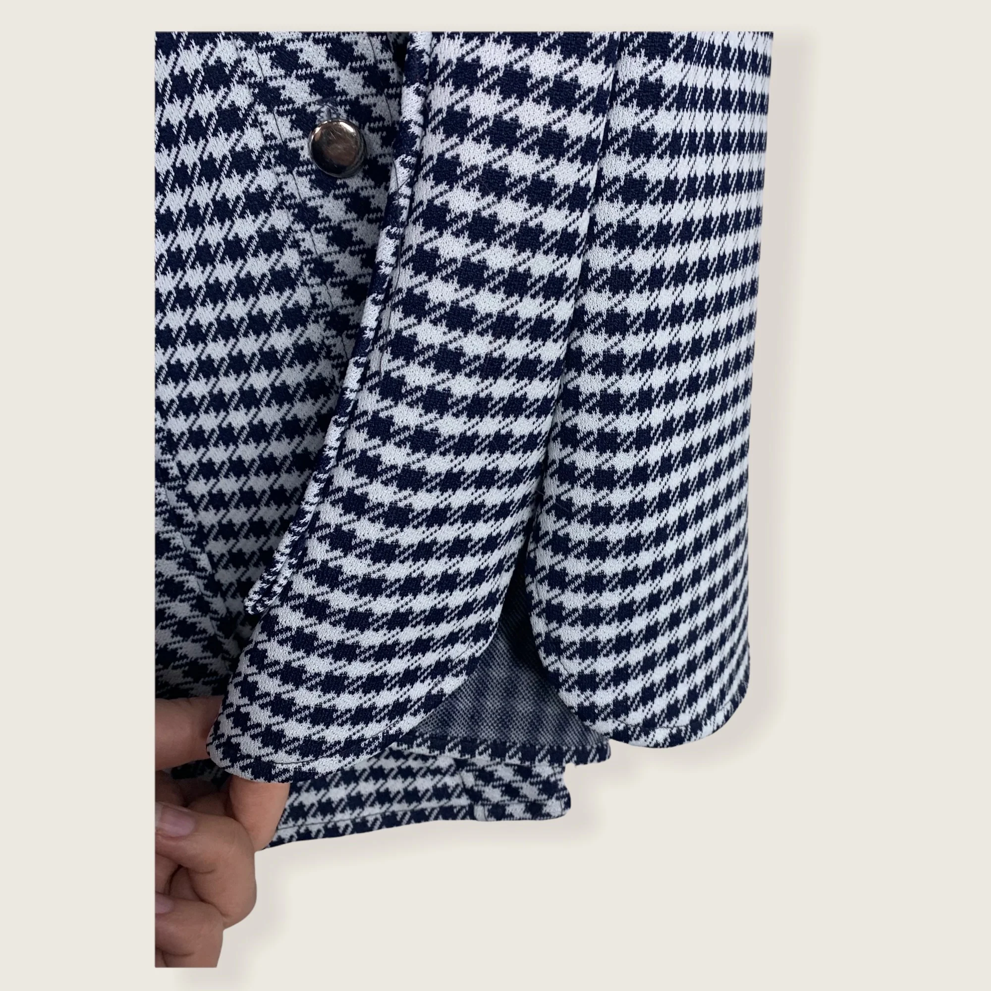 Vintage 70s Houndstooth Leisure Suit Medium by Kenly Casuals - Image 5