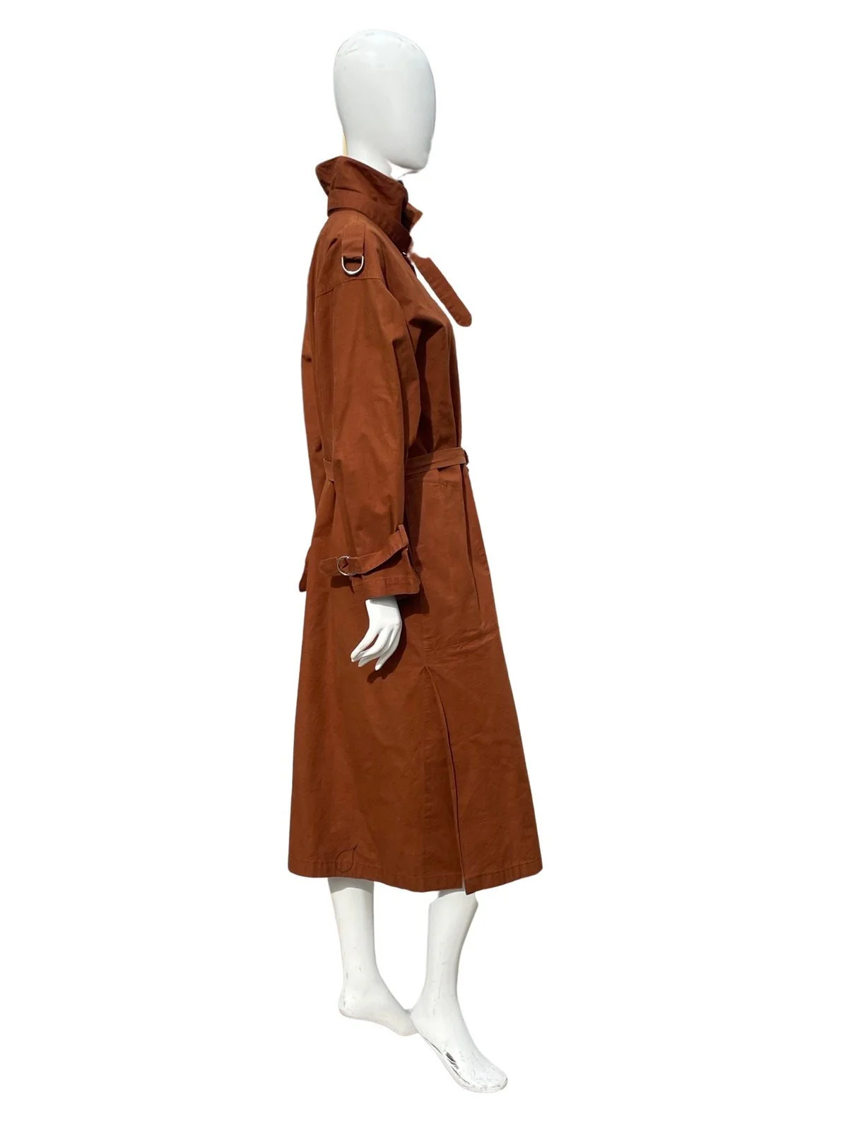 Vintage 70s Ko and Co Raincoat Coat Early Jean-Charles De Castelbajac 60-70s Cotton Avant Garde Design Size M by Ko & Co - Image 6