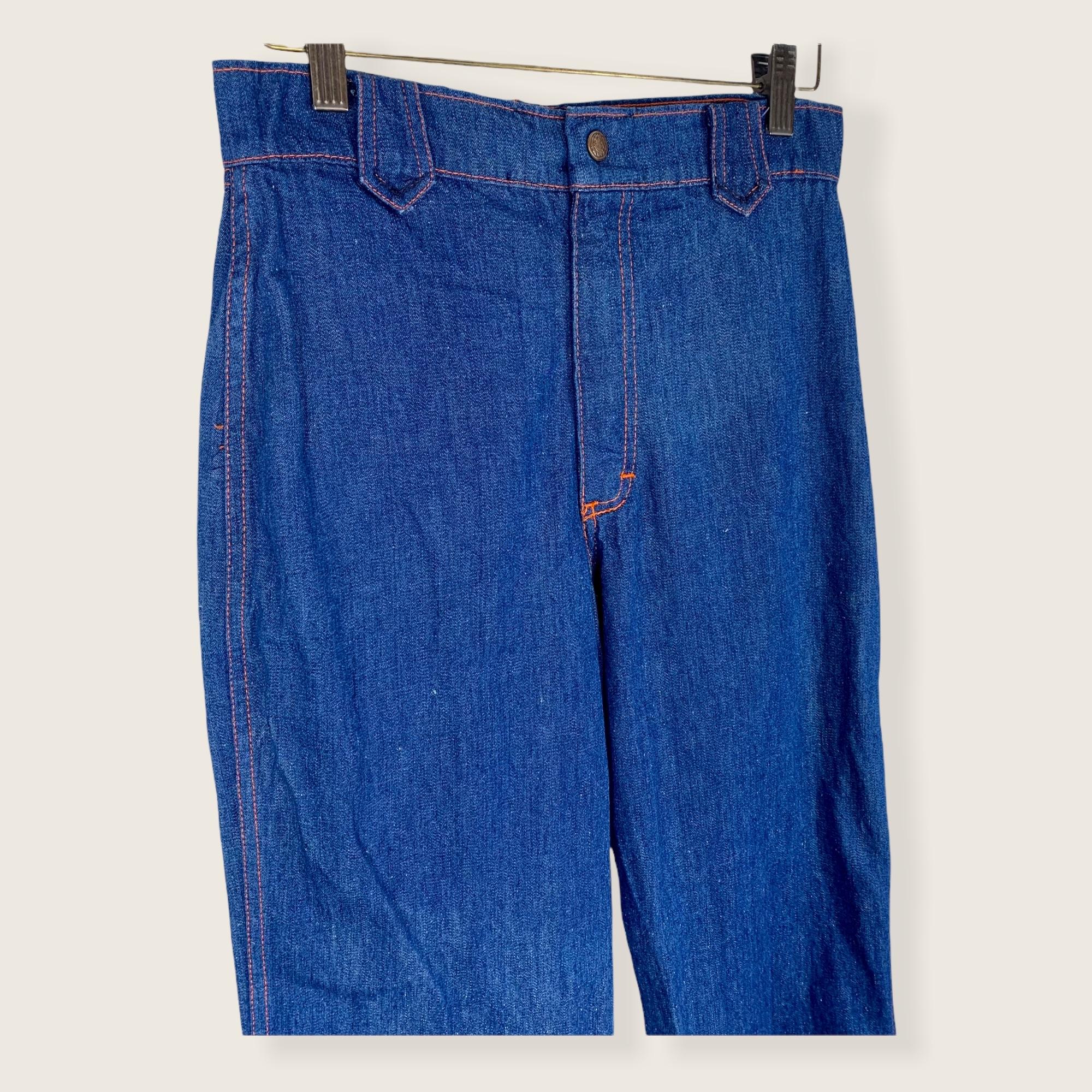 Vintage 70s Montgomery Ward Wide Leg Jeans by Montgomery Ward - Image 2