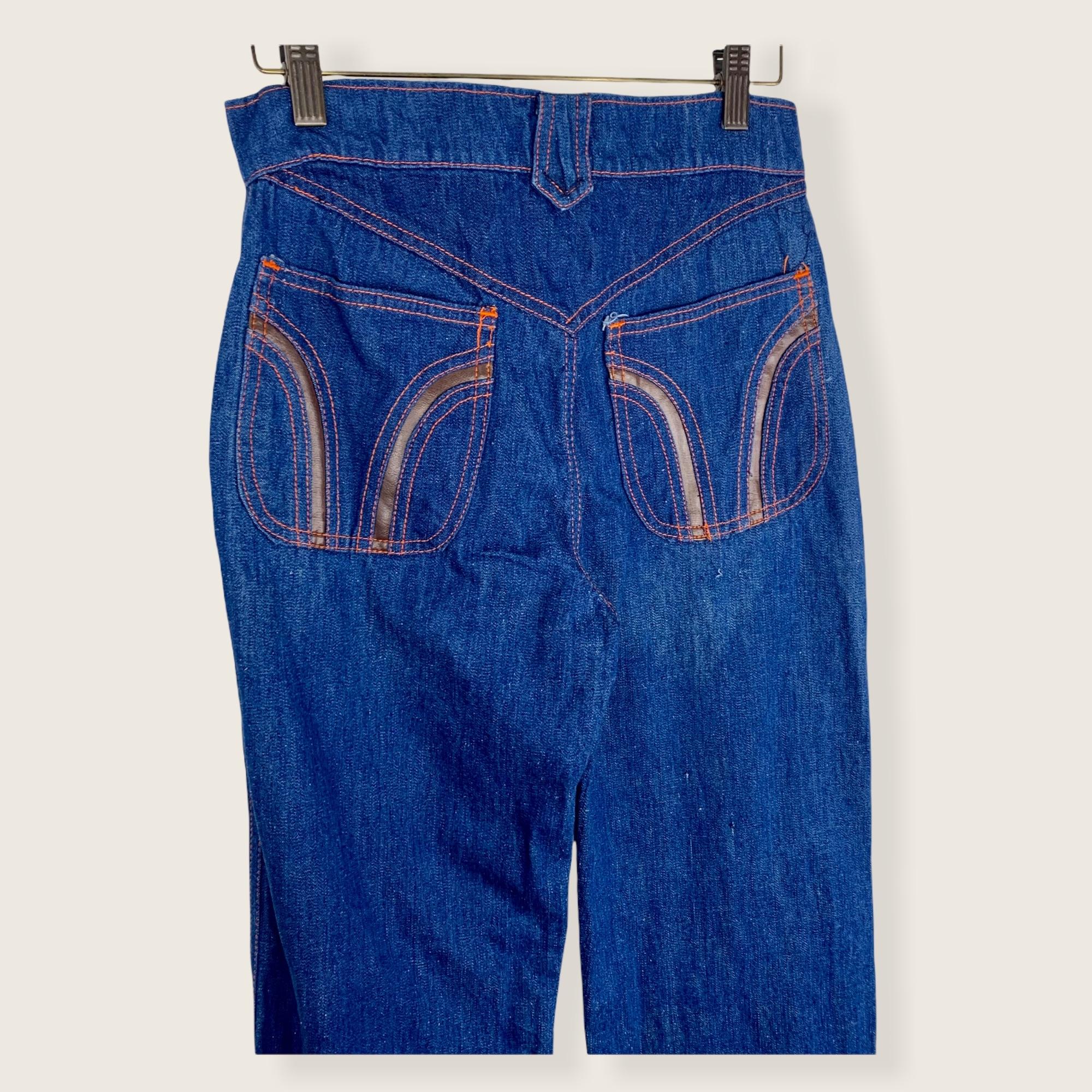 Vintage 70s Montgomery Ward Wide Leg Jeans by Montgomery Ward - Image 5