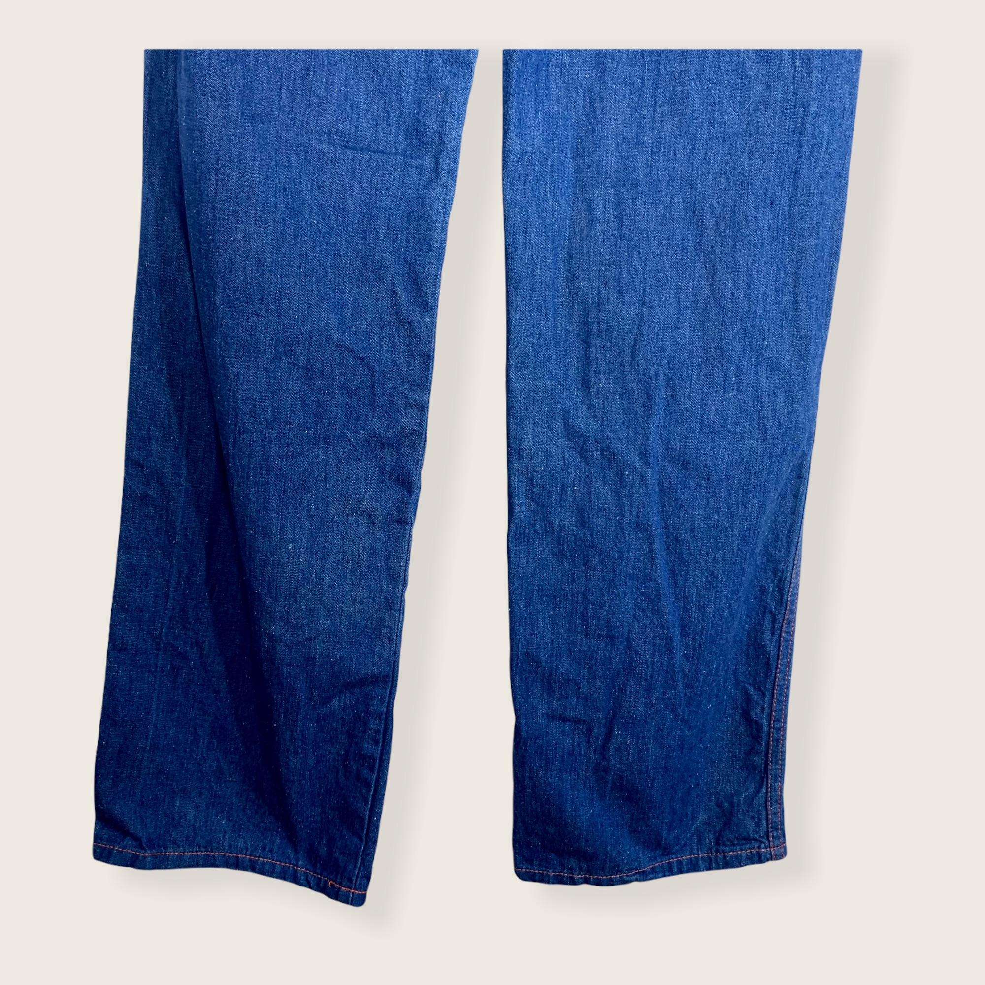 Vintage 70s Montgomery Ward Wide Leg Jeans by Montgomery Ward - Image 6