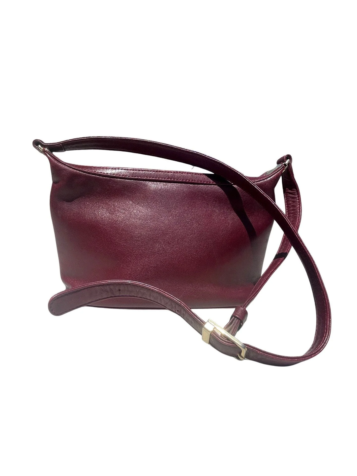 Vintage 70s Novelty Bag Shoulder Bag Burgundy Fun Old Granny Chic Bag by Dior - Image 3