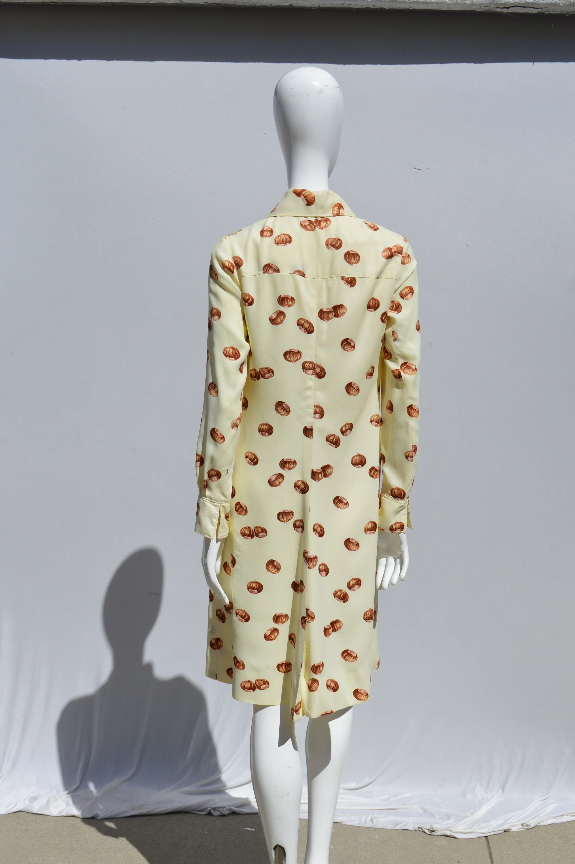 Vintage 70s Novelty Pint Cocktail Dress Size M Shirtdress One of The Kind Print Mid Century Americana by Chestnuts - Image 2