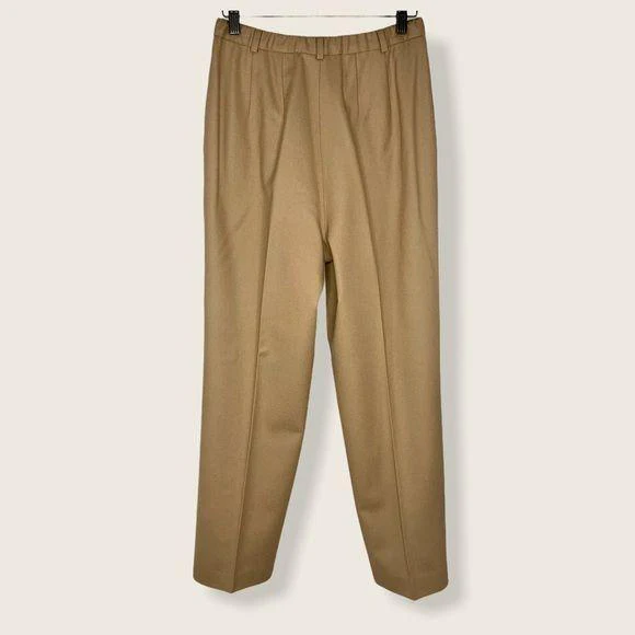 Vintage 70s Pendleton Tan Wool Trouser Pants - Image 4