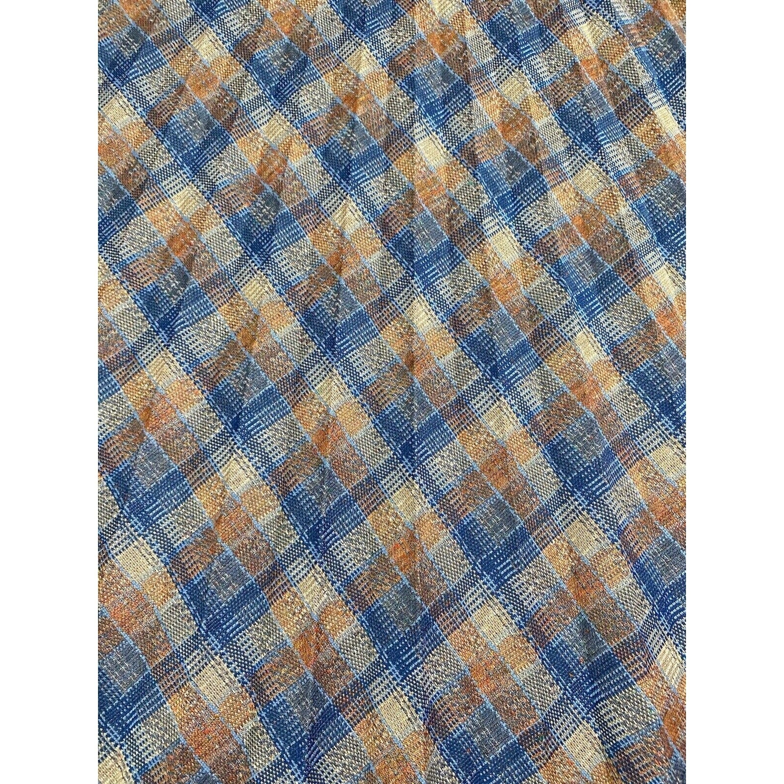 Vintage 70s Plaid Pleated Skirt Ko Ko Knits California Knee Length by Ko Ko Knits California - Image 3