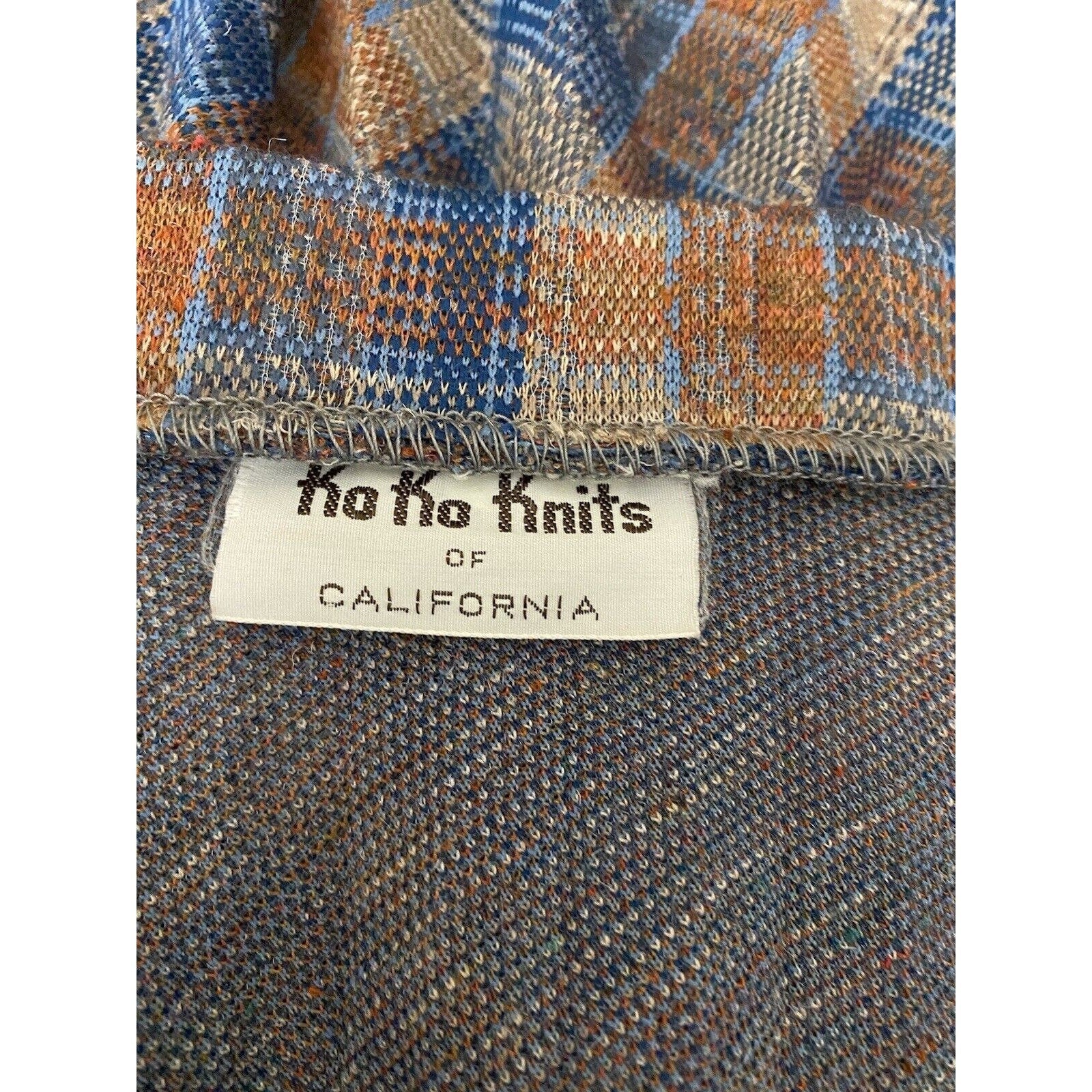 Vintage 70s Plaid Pleated Skirt Ko Ko Knits California Knee Length by Ko Ko Knits California - Image 4