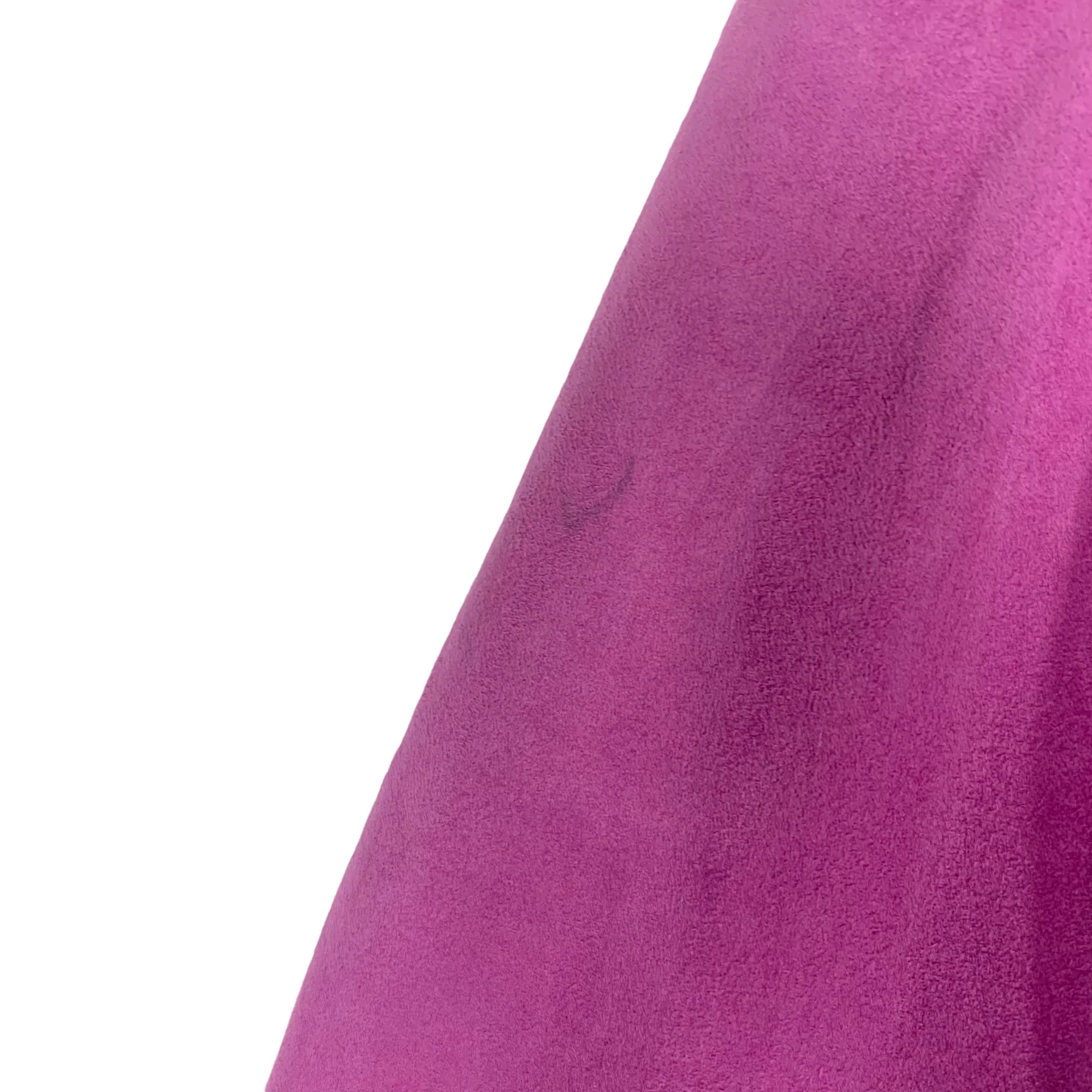 Vintage 70s Purple Faux Suede A-Line Above Knee Skirt - Image 10