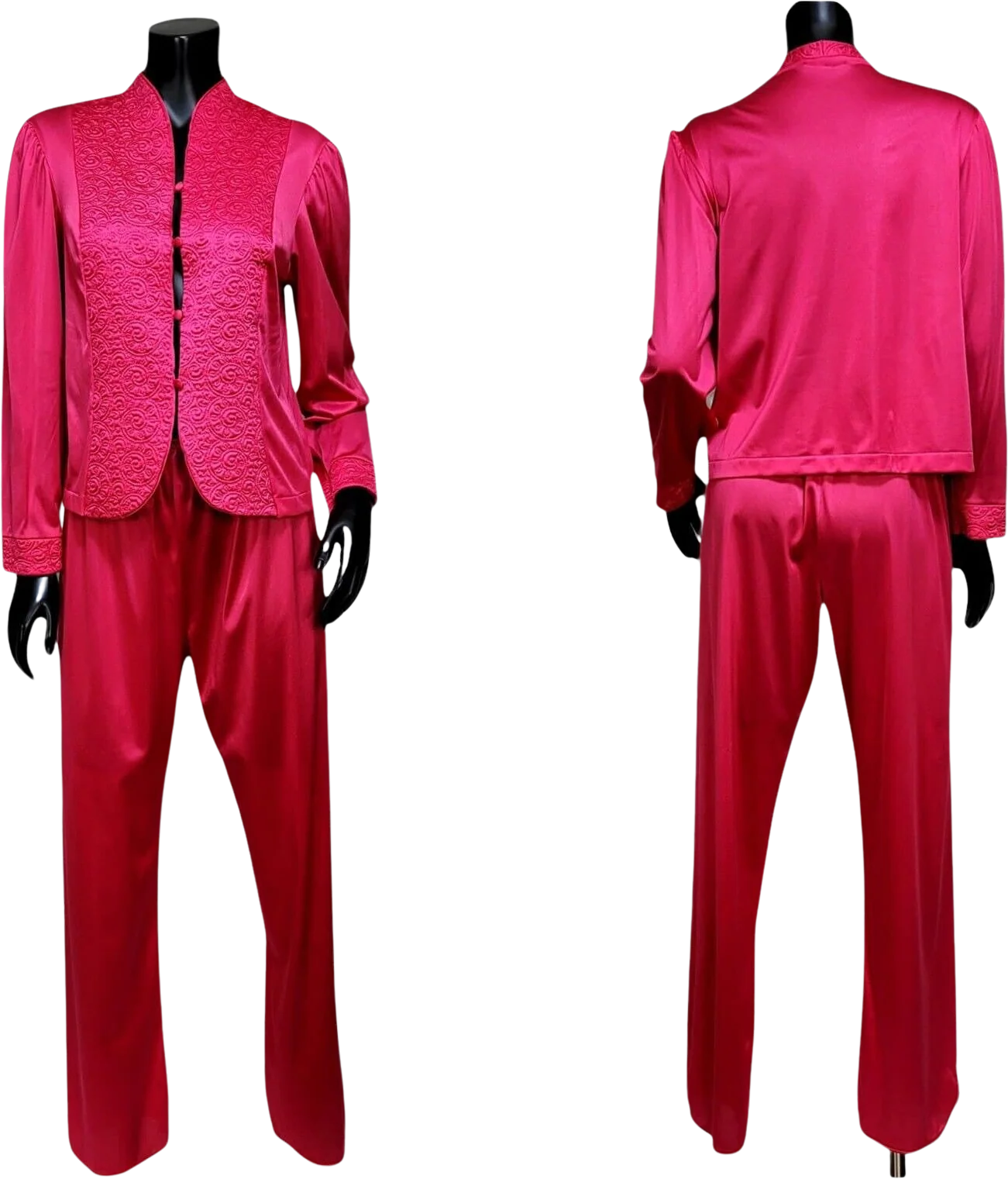 70s Antron Iii Nylon Sleepwear 2pc Pajama Set By Vanity Fair