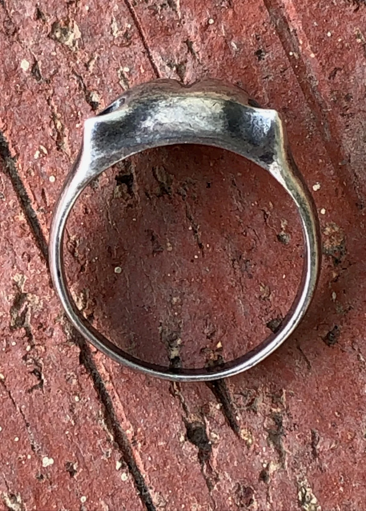 70s Vintage Silver Cat Ring Unisex Sz 7. 5 By Artisan - Image 7