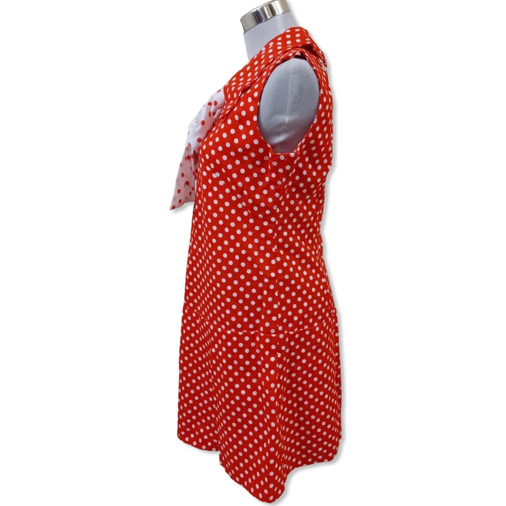 Vintage 70s Size 8 Polka Dot Dress Set - Image 5