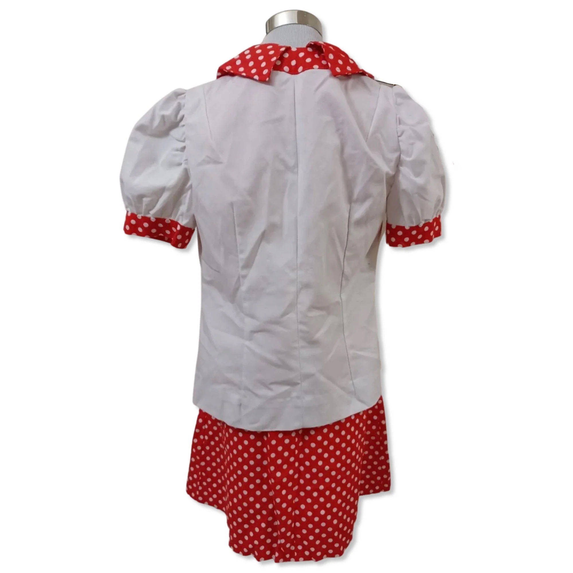 Vintage 70s Size 8 Polka Dot Dress Set - Image 7
