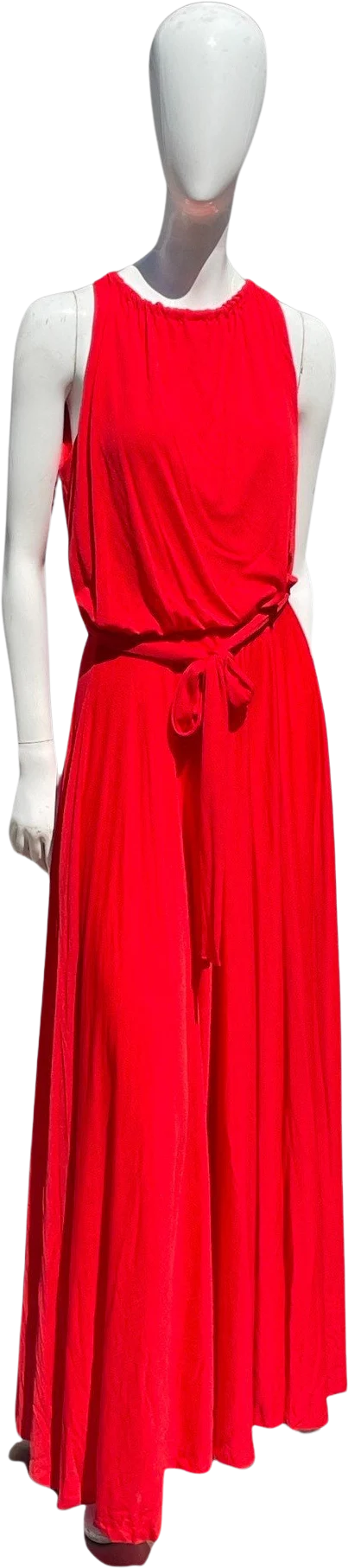 Vintage 70s Sleeveless Jersey Gown Evening Dress Julie Miller Ii Designed Irving Mitzman Size L Disco Sexy Chic by Julie Miller Ii