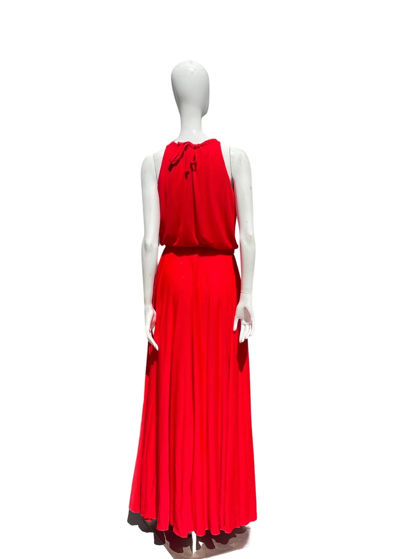 Vintage 70s Sleeveless Jersey Gown Evening Dress Julie Miller Ii Designed Irving Mitzman Size L Disco Sexy Chic by Julie Miller Ii - Image 7