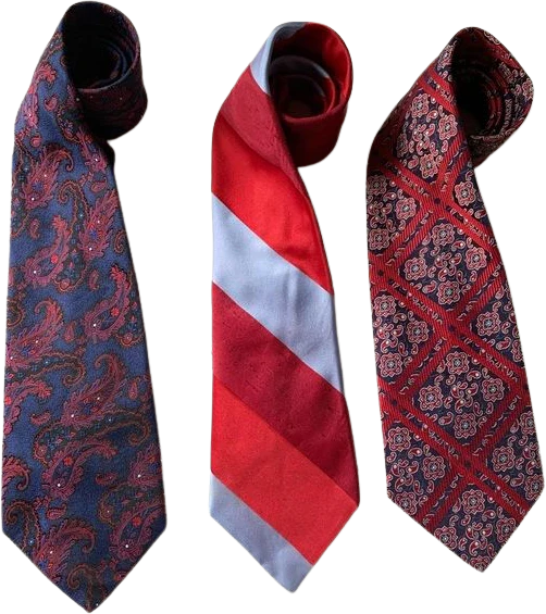 Vintage 70s Tie Bundle and 2 by Montgomery Ward