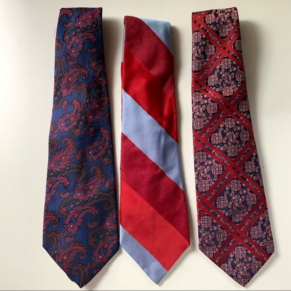 Vintage 70s Tie Bundle and 2 by Montgomery Ward - Image 8
