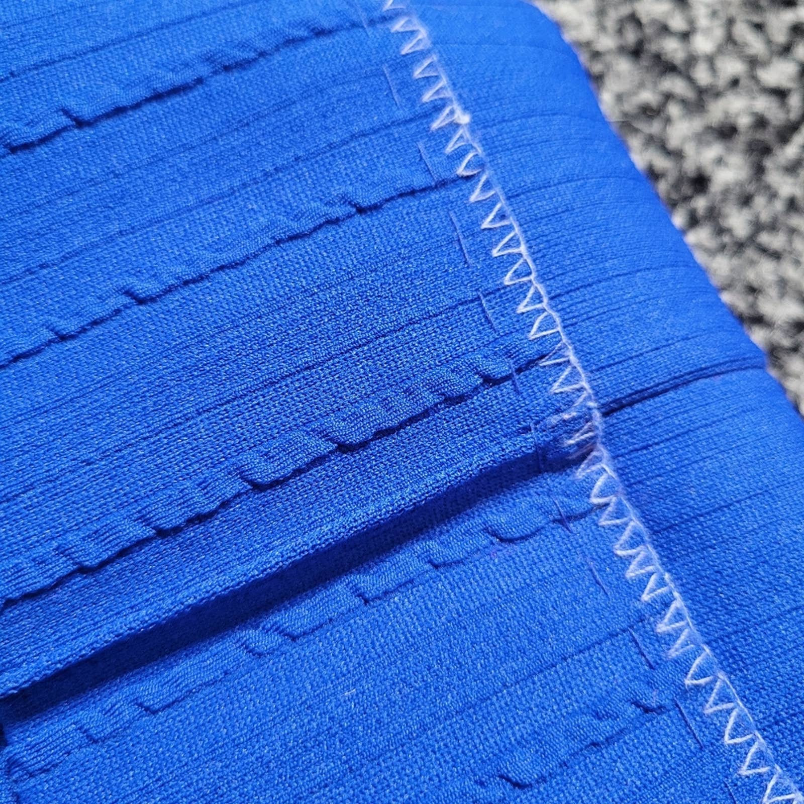 Vintage 70s Tomboy Textured Blue Polyester Pants by H Bar C - Image 8