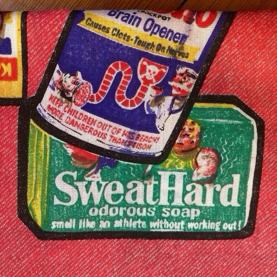 Vintage 70s Tops Wacky Packages Pack Fabric 2nd Series 5 Yds - Image 4