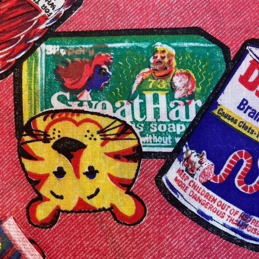 Vintage 70s Tops Wacky Packages Pack Fabric 2nd Series 5 Yds - Image 6