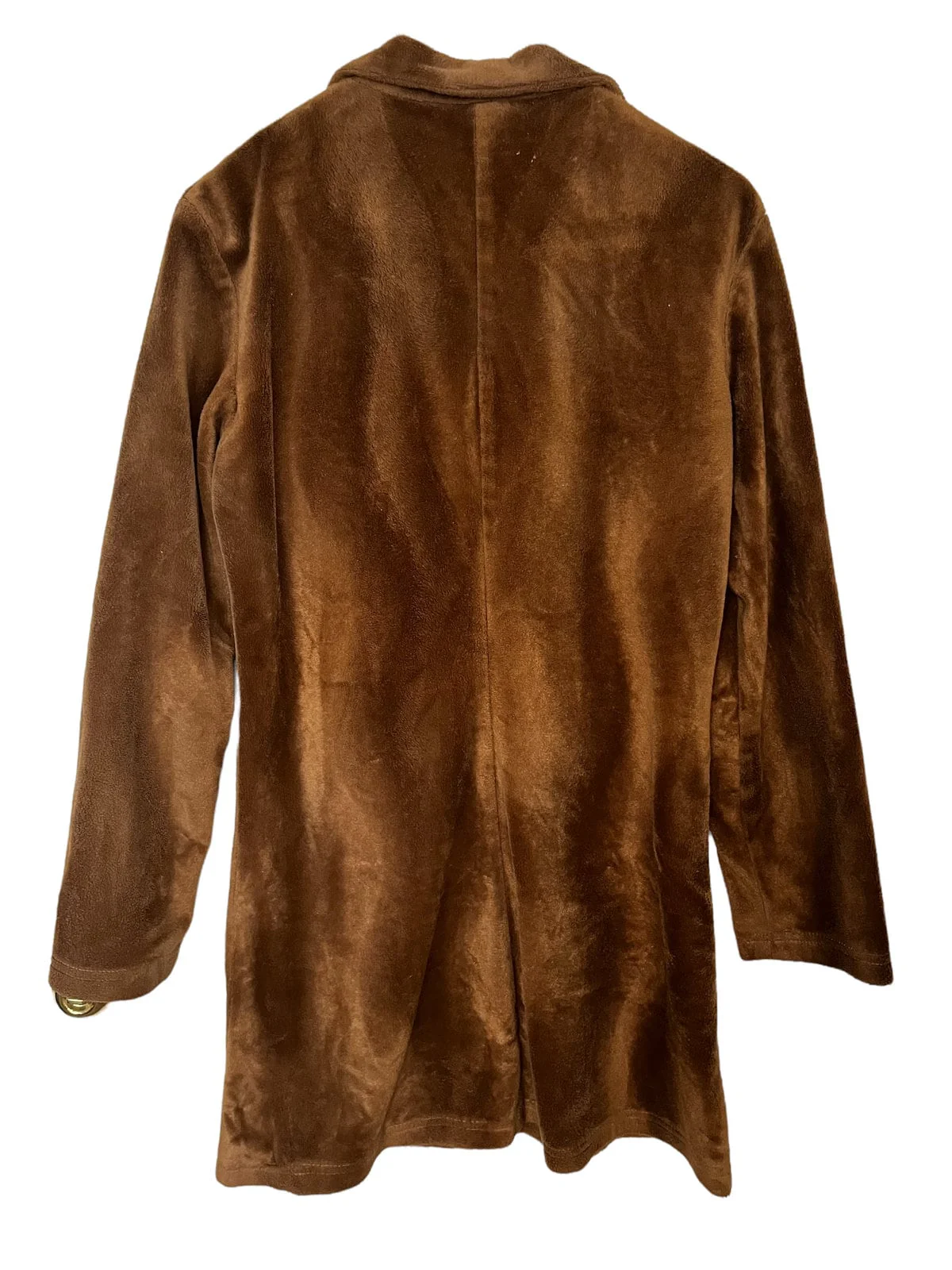 Vintage 70s Unisex Brown Button Up Jacket Shirt Med/large Fall by Street Magic - Image 2