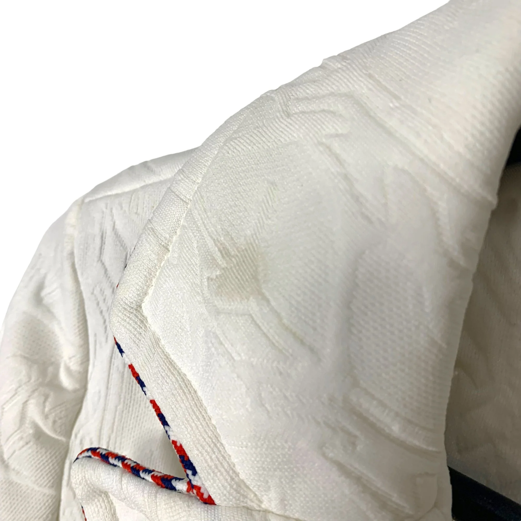 Vintage 70s Western Heritage White Textured Blazer Pant Suit Small by Western Heritage - Image 13