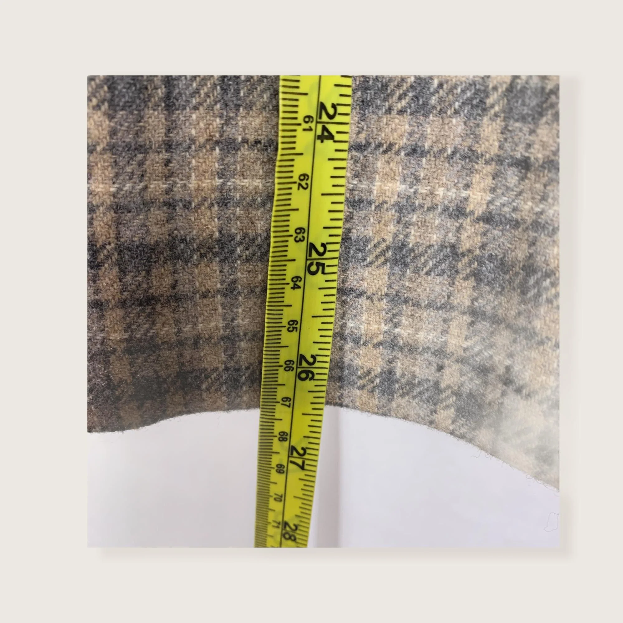 Vintage 70s Wool Blend Plaid A-Line Skirt Medium by Evan Picone - Image 9