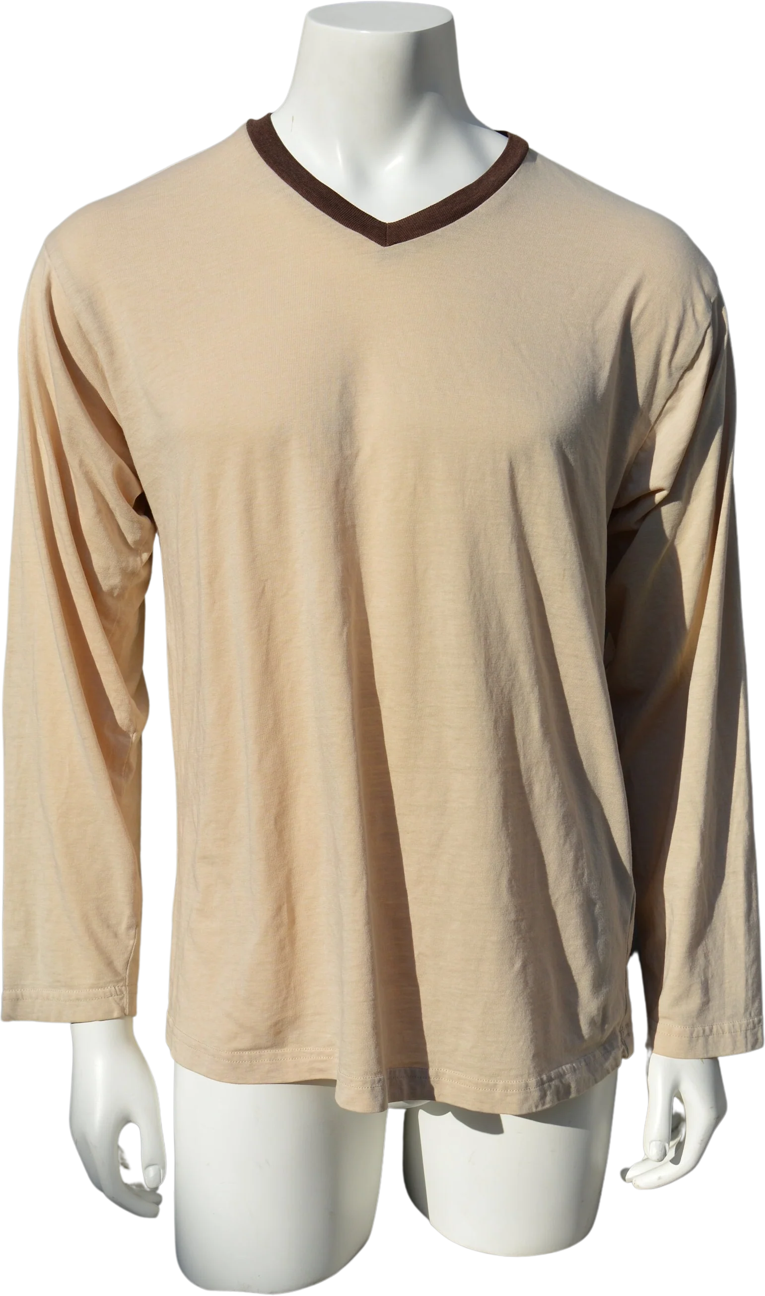 Vintage 70s Ysl Yves Saint Laurent Pour Homme Long Sleeve T-Shirt 50/50 Size Large Unisex by Ysl Yves Saint Laurent