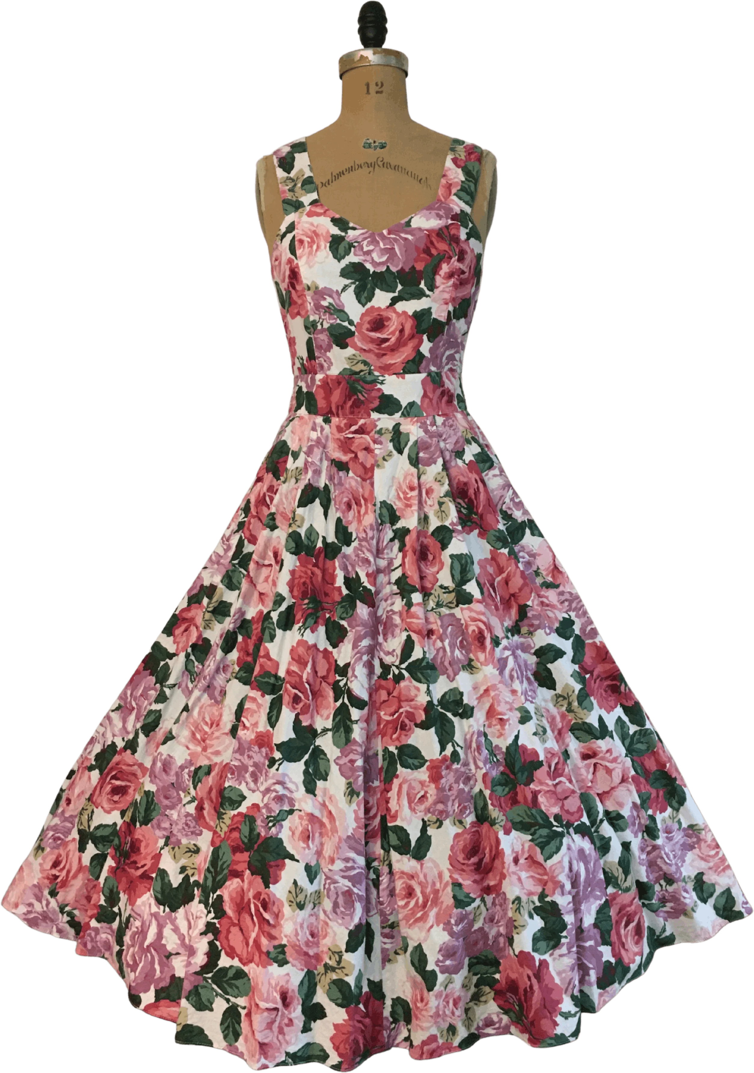 Vintage 80’s Carol Anderson Tie Back Dress by Carol Anderson