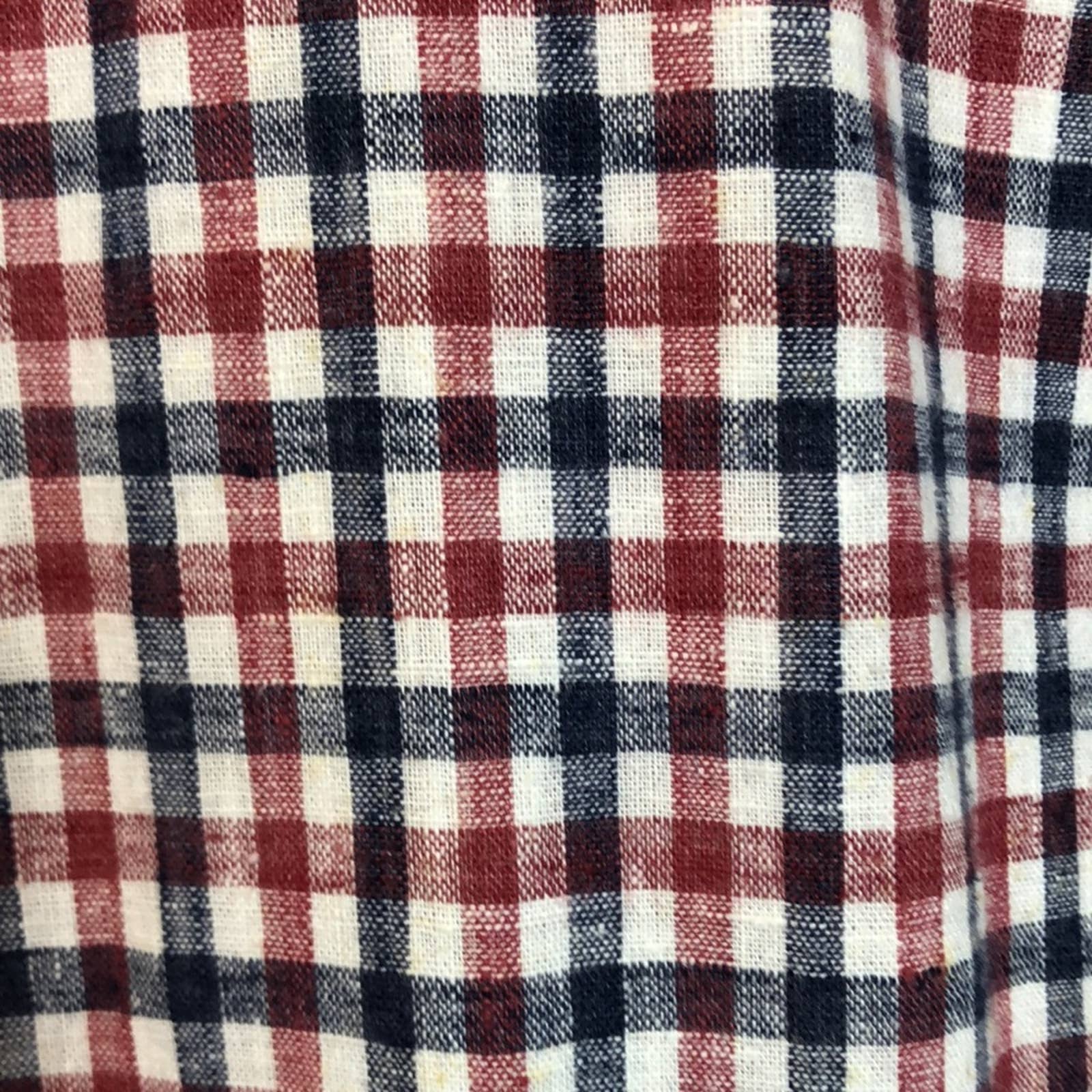 Vintage 80s 90s Button Down Plaid Romper Medium Casual Summer Everyday - Image 5