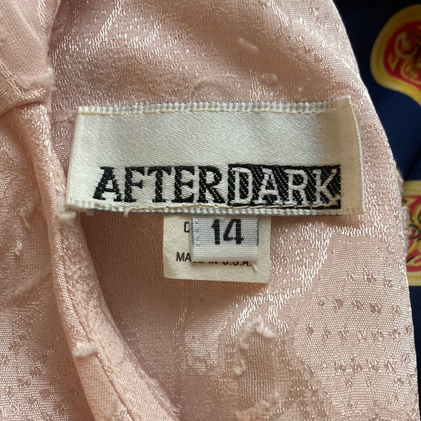 Vintage 80s 90s Drop Waist Golden Girls Party Dress 14 Evening Cocktail Formal by After Dark - Image 6