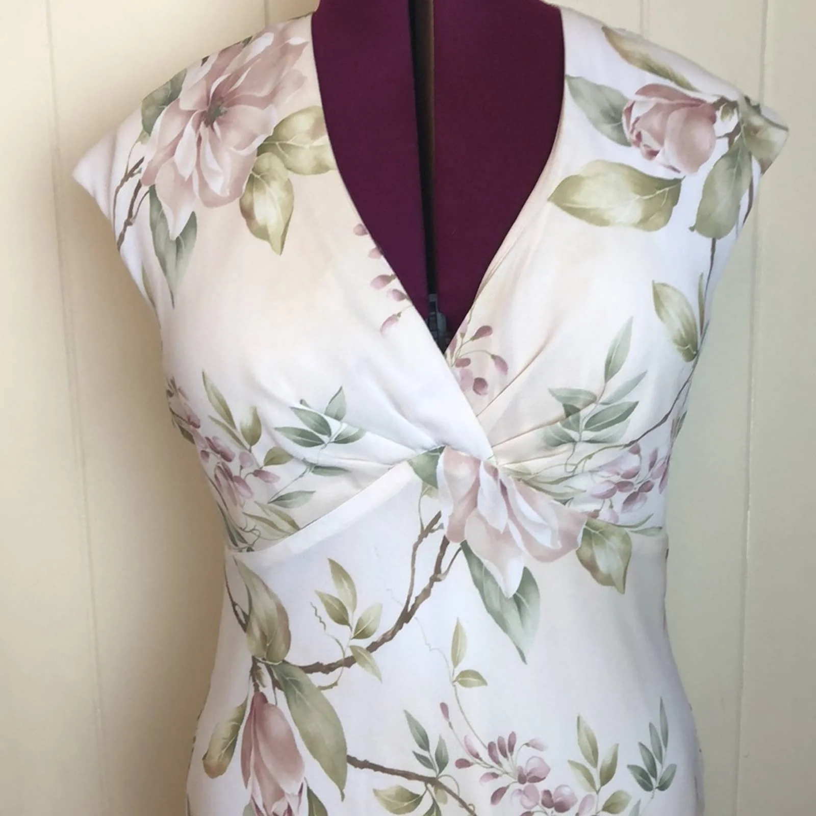 Vintage 80s 90s Flowy Floral Grunge Maxi Dress Medium Festival Daytime Spring by Kathy Roberts - Image 2