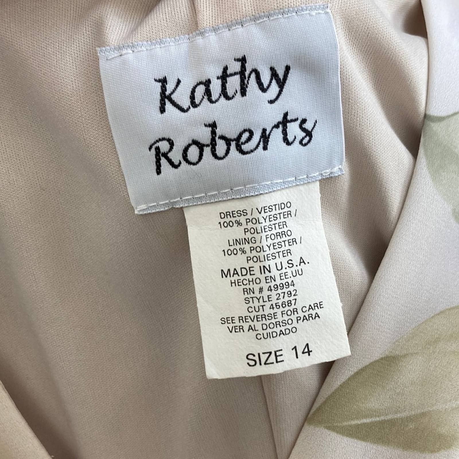 Vintage 80s 90s Flowy Floral Grunge Maxi Dress Medium Festival Daytime Spring by Kathy Roberts - Image 6