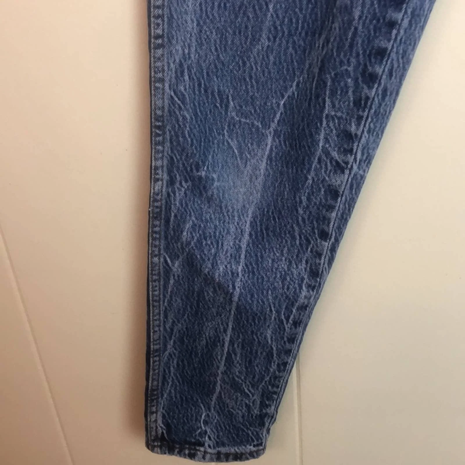 Vintage 80s 90s Ultra High Rise Lightning Bolt Mom Jeans 6 Acid Wash by Stefano - Image 5