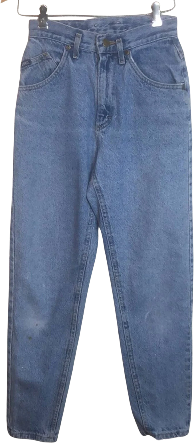 Vintage 80s 90s Ultra High Rise Mom Jeans Xxs 5 Light Wash Saved by The Bell by Lee