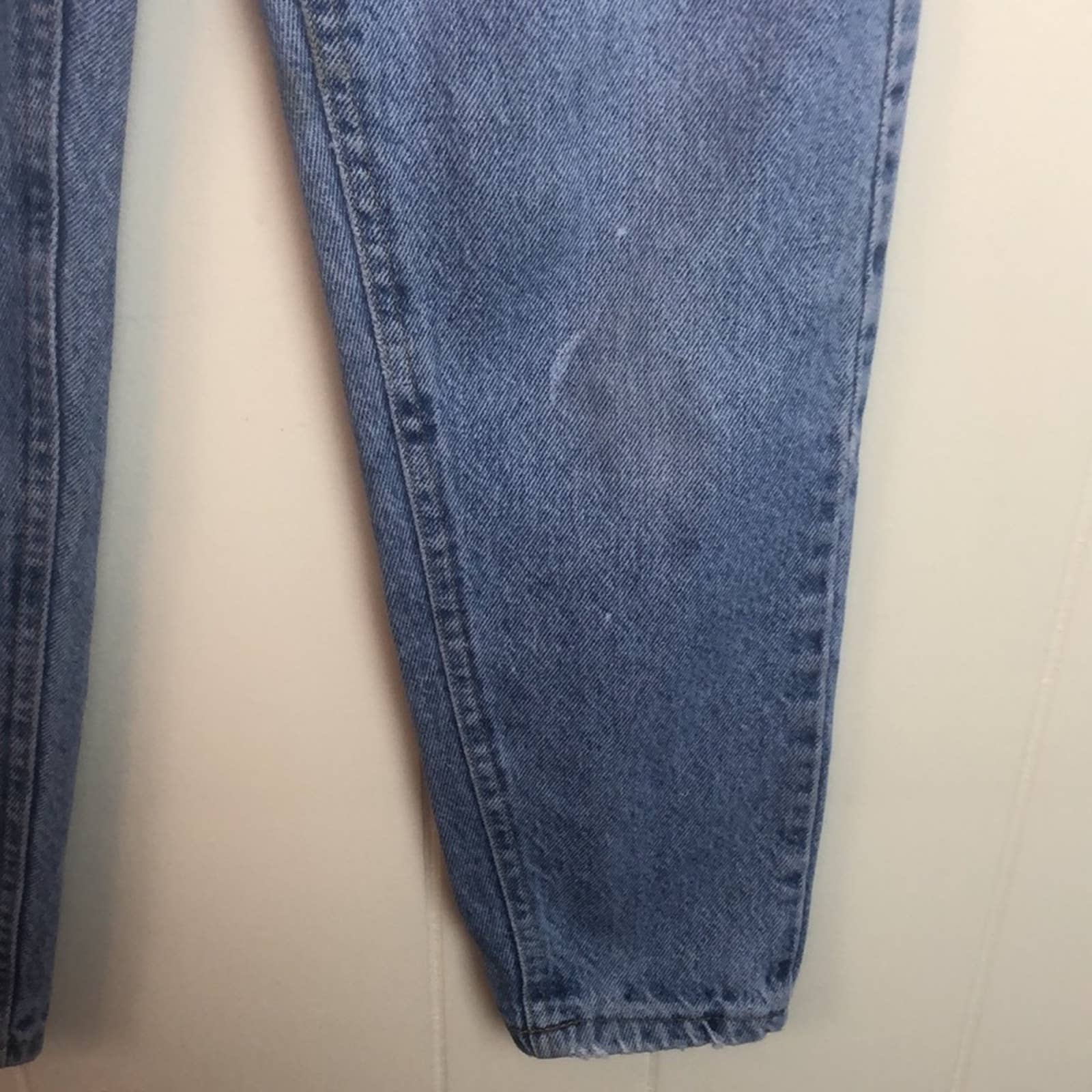 Vintage 80s 90s Ultra High Rise Mom Jeans Xxs 5 Light Wash Saved by The Bell by Lee - Image 4
